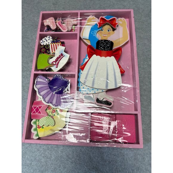 Melissa & Doug Magnetic Dress-Up Nina Ballerina Toy Set - Picture 1 of 8